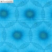 Pearl Reflections- Dandelion Dots- Aqua/Teal